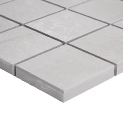 Industrial silver mosaikk 30x30 9mm