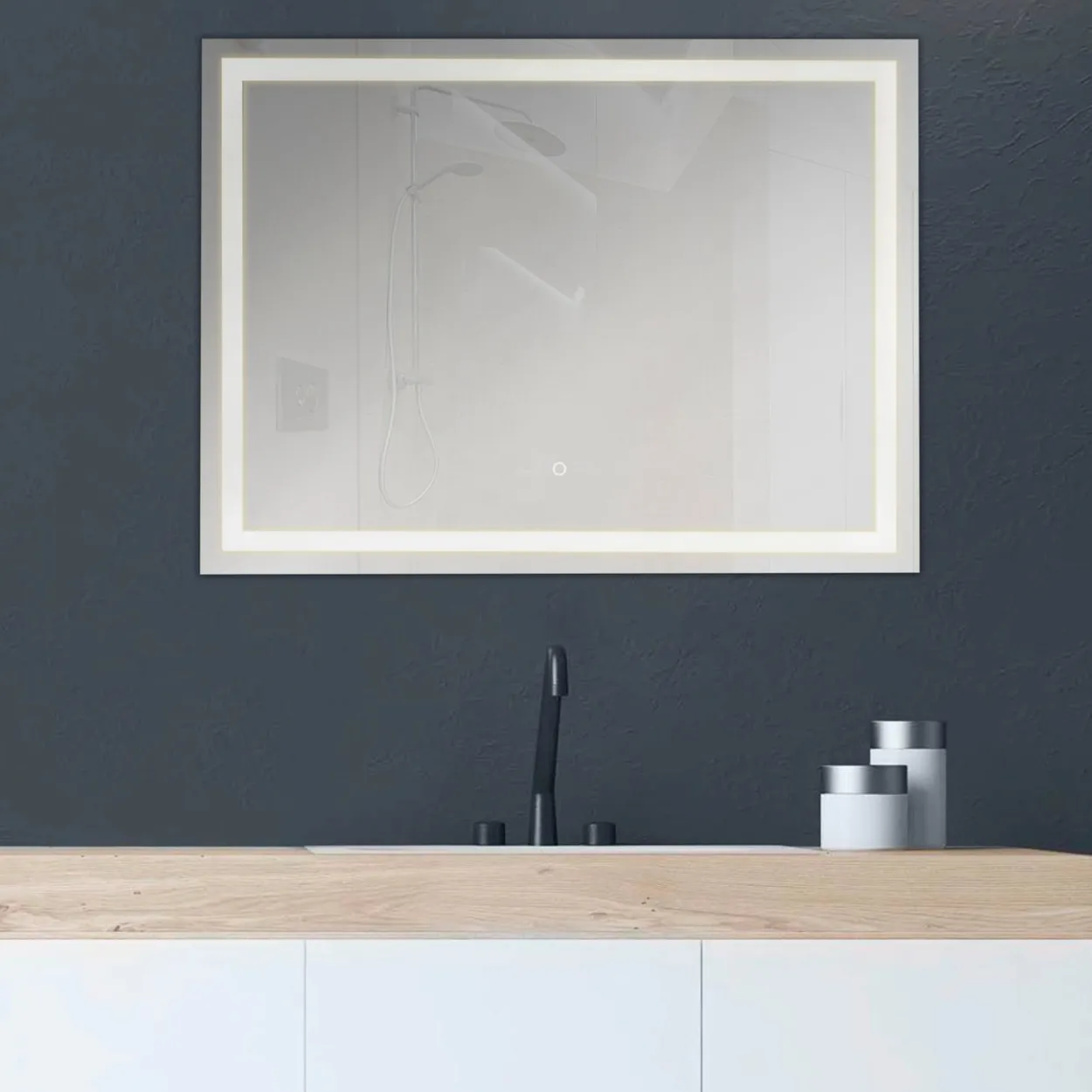 Jokey frame light 3 lysspeil 80x60 cm