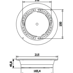 Joti fast forhøyning 25mm for plastklemring