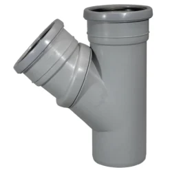 Jotiflex 110mm grenrør 45-90° 2 muffer grå