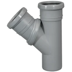 Jotiflex 75mm grenrør 45-90° 2 muffer grå