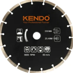 Kendo diamantblad segmentert ø230x16/22,5/25,4