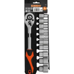 Kendo pipenøkkelsett 1/2" 11 deler