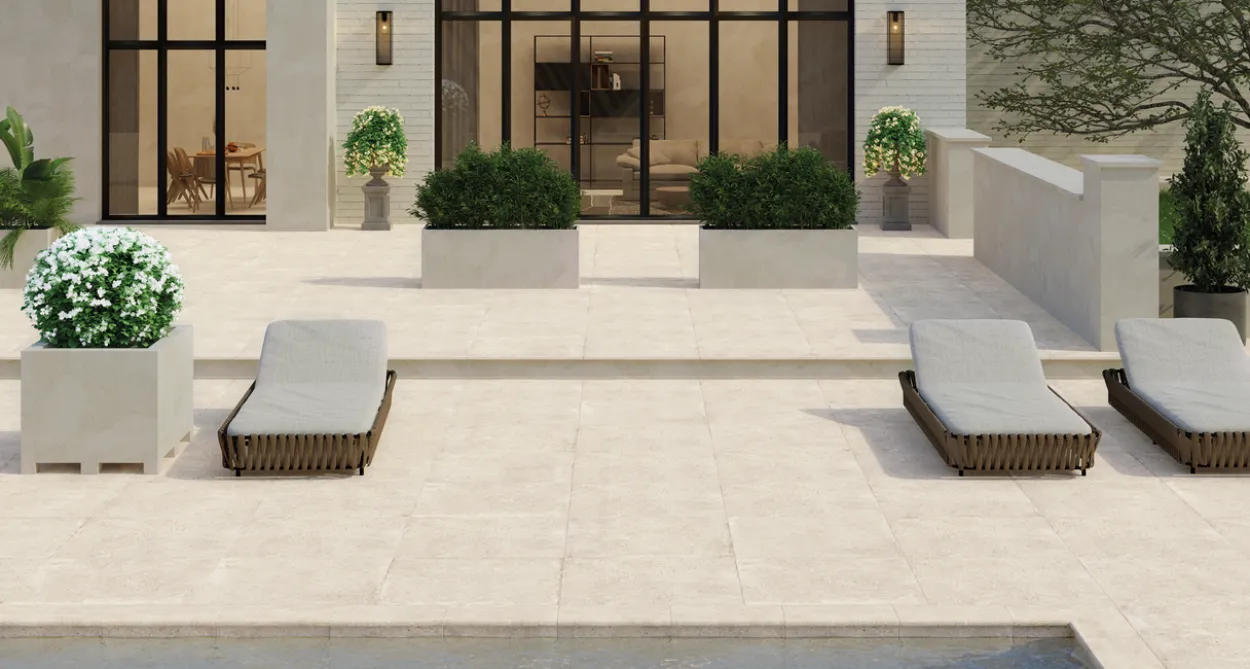 Konkrete bianco flishelle 60x60 20mm