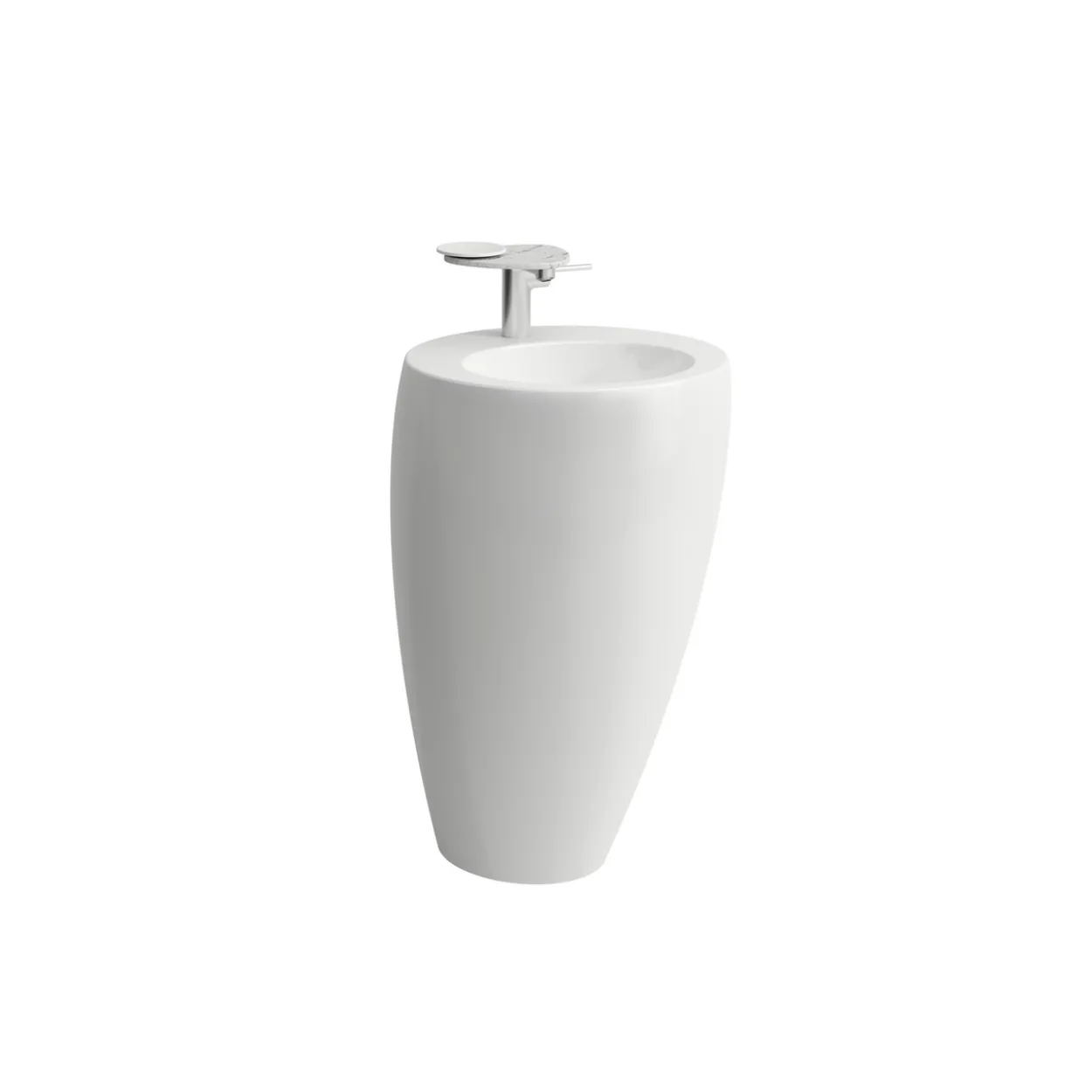 Laufen alessi one servant 52 x 53 cm m/ integrert pidestal og monteringssett