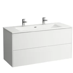 Laufen base baderomsmøbel 120 m/2 armaturhull hvit