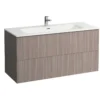 Laufen base baderomsmøbel 120 m/2 armaturhull lys alm