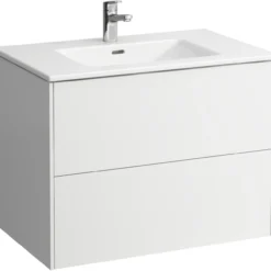 Laufen base møbelpakke 80 cm m/ pro s slim håndvask og 2 skuffer, hvit