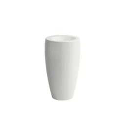 Laufen il bagno alessi frittstående servant ø53 cm u/armaturhull lcc hvit