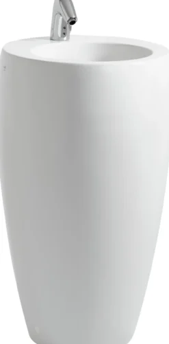 Laufen il bagno alessi frittstående servant ø53 cm u/armaturhull lcc hvit