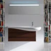 Laufen il bagno alessi servant 120x50 cm lcc hylle til venstre lcc hvit