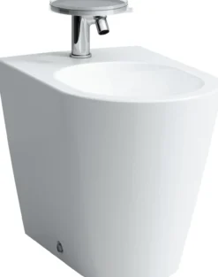 Laufen kartell gulvstående bidé 56x37 cm hvit matt