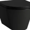 Laufen kartell kompakt veggskål rimless 49x37 cm matt sort