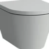 Laufen kartell kompakt veggskål rimless 49x37 cm matt grå