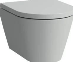 Laufen kartell kompakt veggskål rimless 49x37 cm matt grå