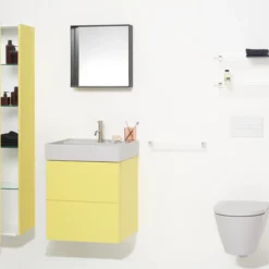 Laufen kartell kompakt veggskål rimless 49x37 cm matt grå