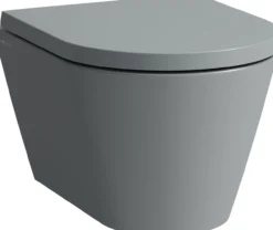 Laufen kartell kompakt veggskål rimless 49x37 cm matt grafitt
