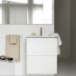 Laufen kartell møbelpakke 60 cm m/ to skuffer hvit matt