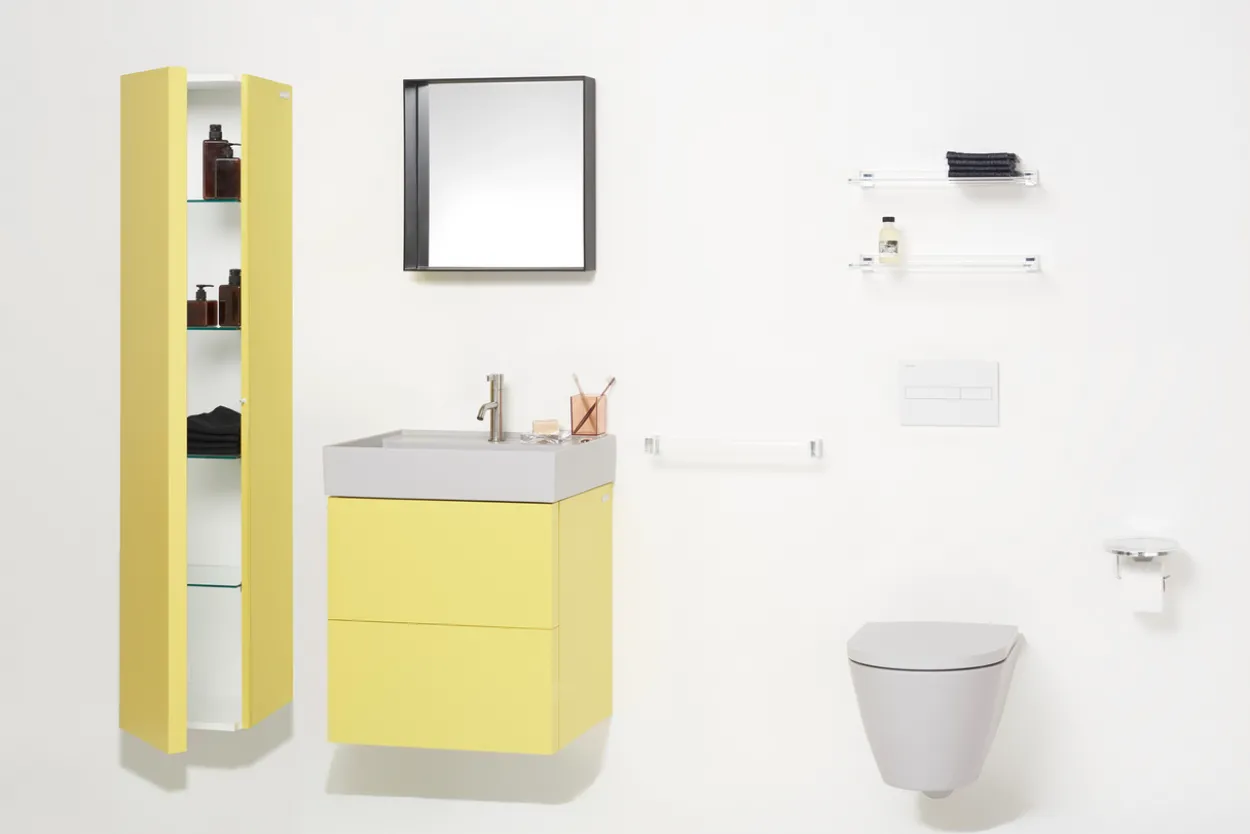 Laufen kartell rimless veggskål hvit