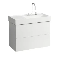 Laufen kartell servantskap 90 cm f/venstrestilt hylle hvit matt