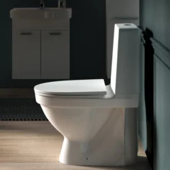 Laufen kompas toalett rimless 4,5/3l p-lås lcc hvit