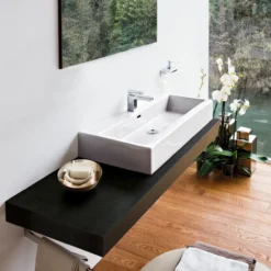 Laufen living city servant 80x46 cm u/armaturhull hvit