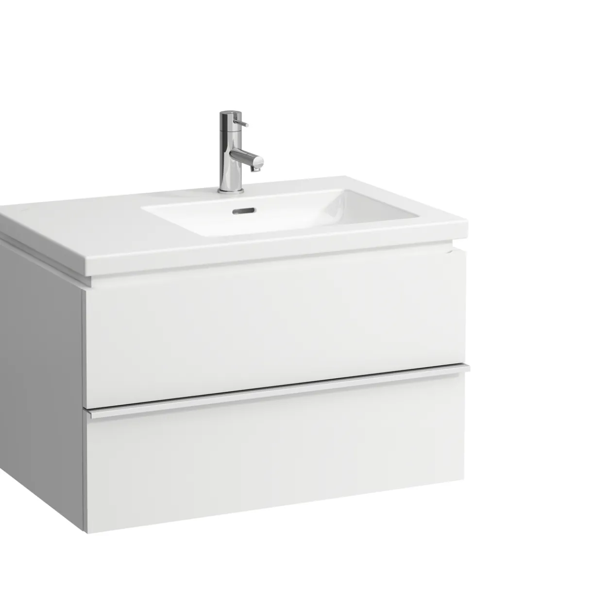 Laufen living heldekkende servant 75 cm m/overløp - venstre