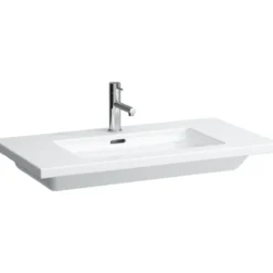Laufen living square heldekkende servant 90 cm m/overløp, hvit