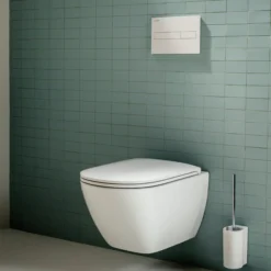 Laufen lua kompakt veggskål rimless 49x36 cm lcc hvit
