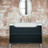 Laufen new classic servantskap 120 cm 2 skuffer sort eik