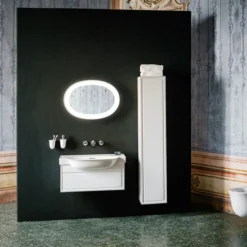 Laufen new classic servantskap 80 cm 1 skuff hvit høyglans