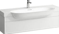 Laufen new classic servantskap 120 cm 1 skuff hvit høyglans