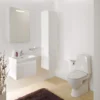 Laufen pro n servantskap 97 cm 1 skuff, 1 innvendig skuff, plassbesparende vannlås hvit matt