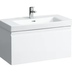 Laufen pro n servantskap 77 cm 1 skuff & plassebesparende vannlås hvit matt