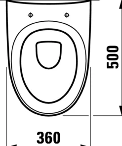 Laufen pro-n veggskål 50
