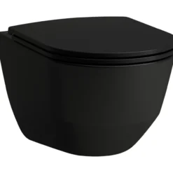 Laufen pro veggskål m/åpen spylekant matt sort