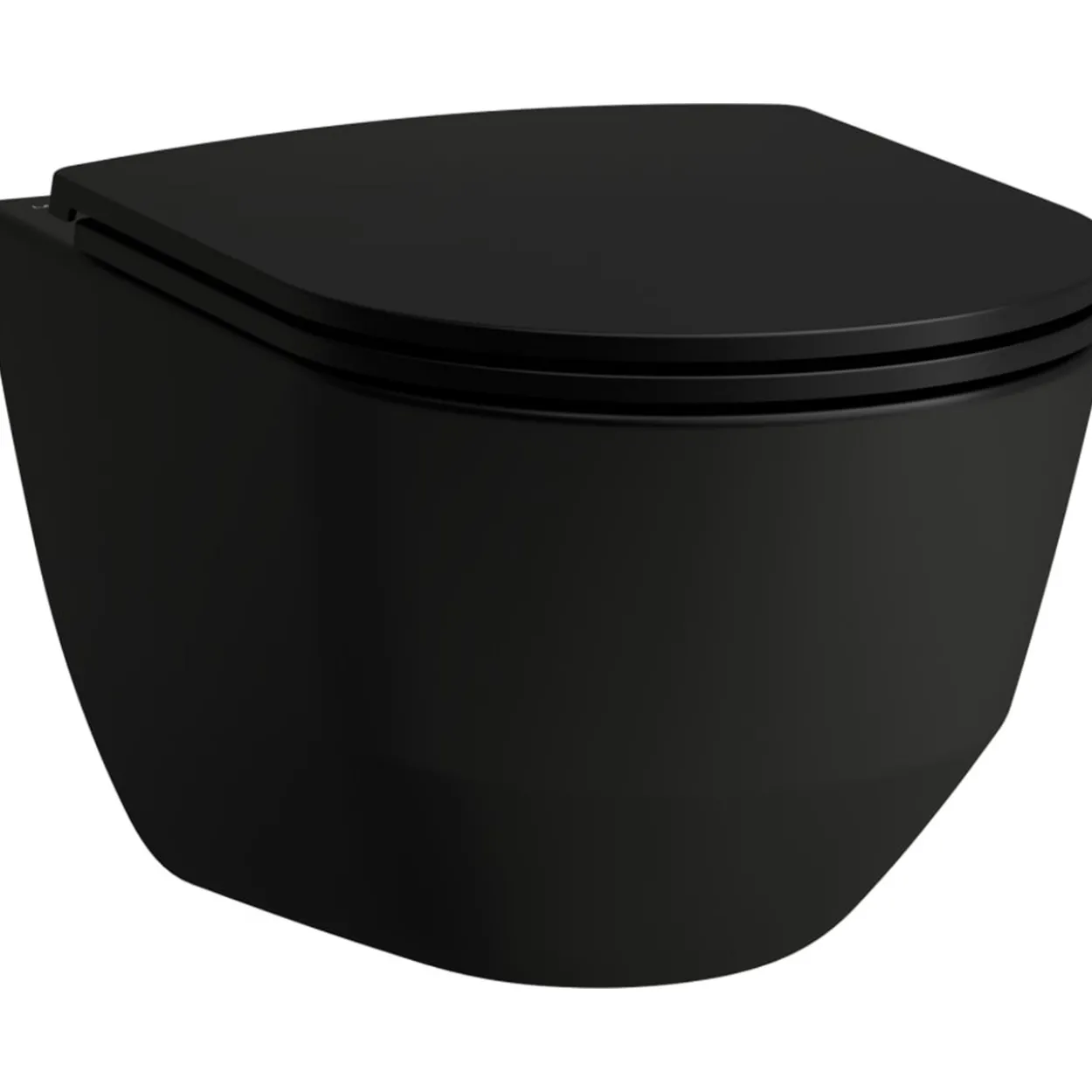 Laufen pro veggskål m/åpen spylekant matt sort