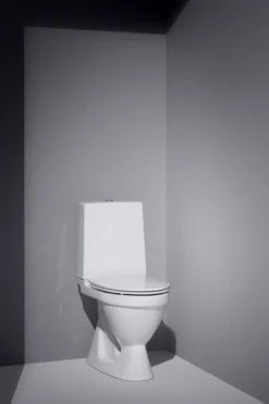 Laufen rigo toalettsete hvit m/soft close og qr