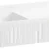 Laufen sonar dobbel servant 100x37 cm u/armaturhull hvit