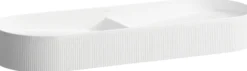 Laufen sonar dobbel servant 100x37 cm u/armaturhull hvit