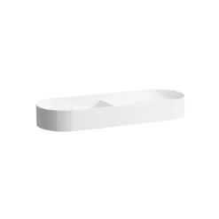Laufen sonar saphirkeramik bolleservant dobbel 100 cm u/overløp