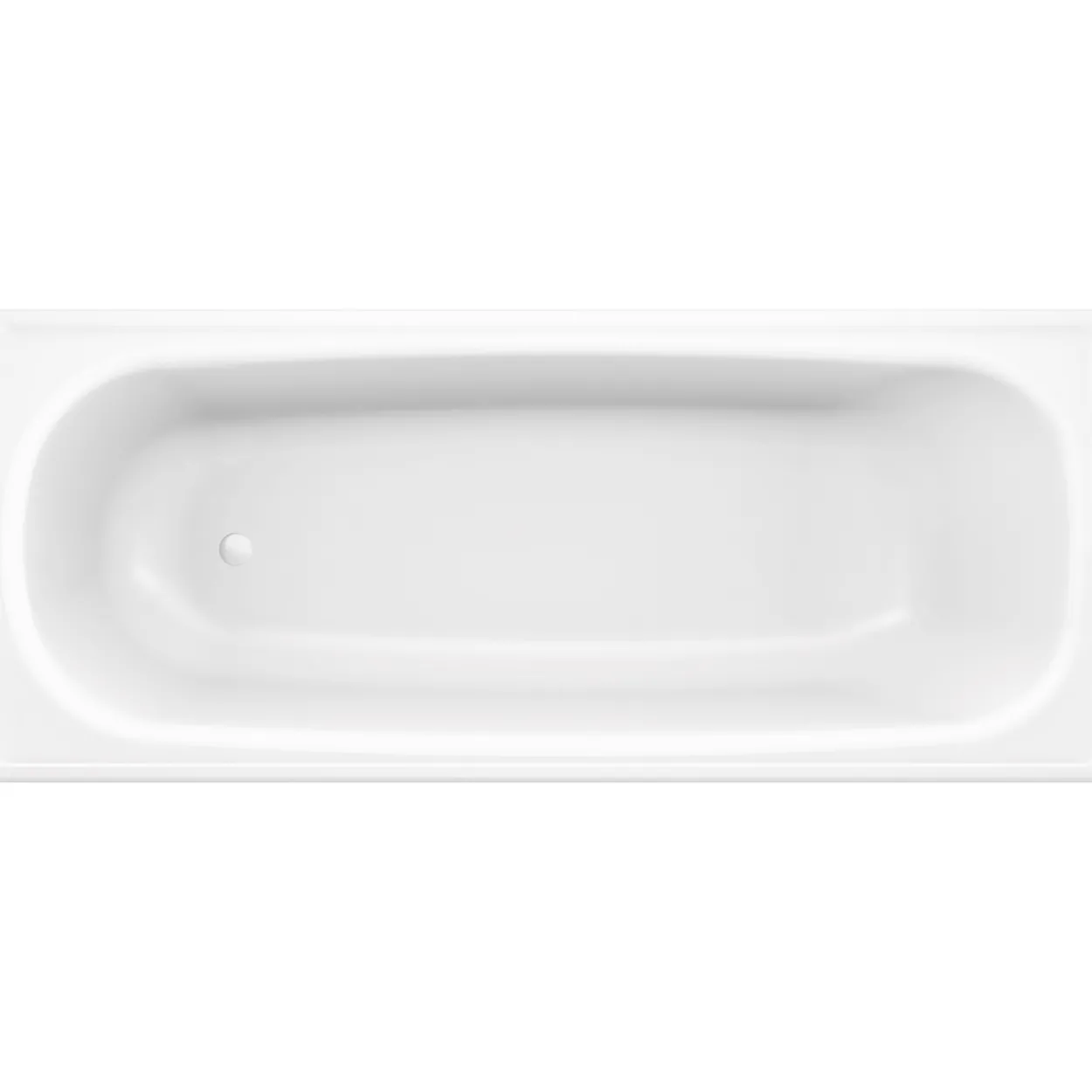 Laufen stålbadekar milano 170 cm inkl. ben