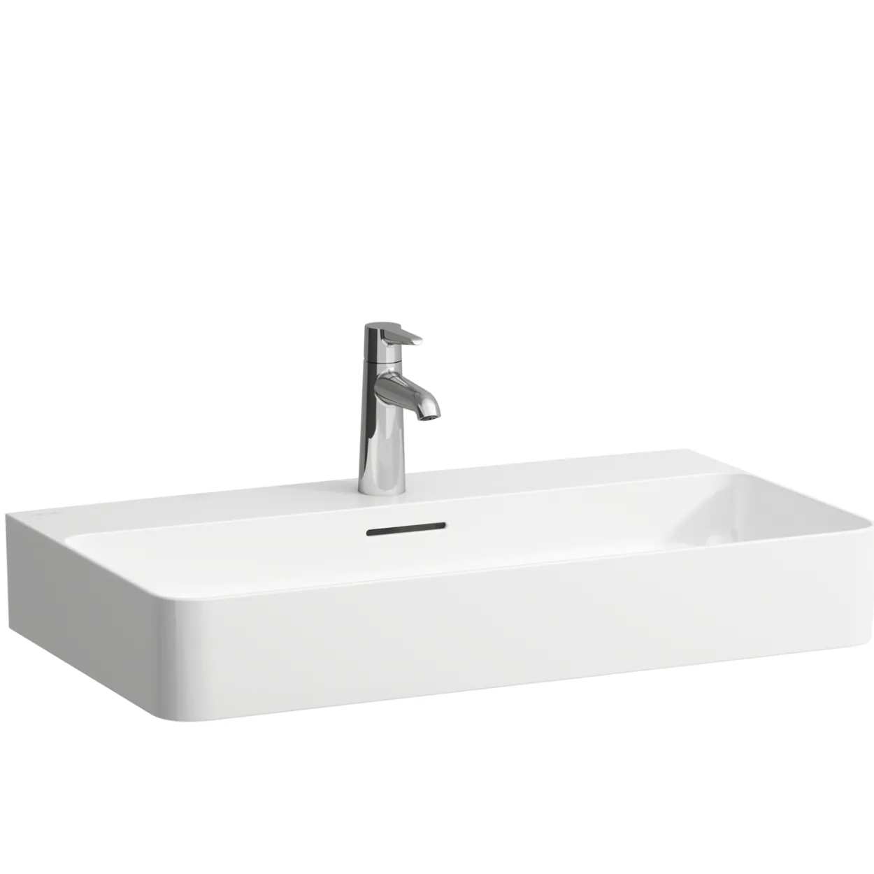 Laufen val saphirkeramik servant 75 cm, hvit