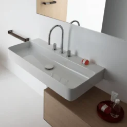 Laufen val saphirkeramik servant 75 cm, hvit