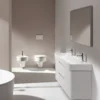 Laufen val servant 120x42 cm u/armaturhull lcc hvit