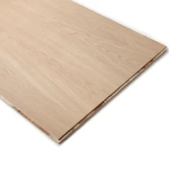 Laug finerplate eik ubehandlet m/not og fjær 2390x600x12mm