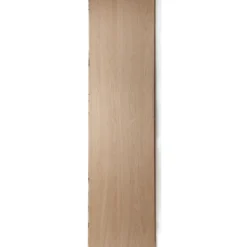 Laug finerplate eik ubehandlet m/not og fjær 2390x600x12mm