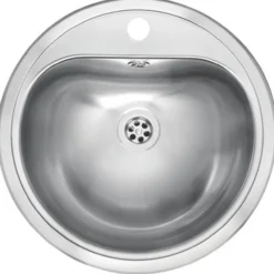 Lavabo atlantis ø46 servant rustfritt stål