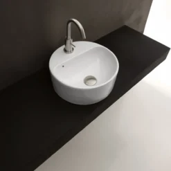 Lavabo axa rondo 1035 normal porselen servant hvit
