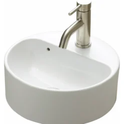 Lavabo axa rondo 1035 normal porselen servant hvit
